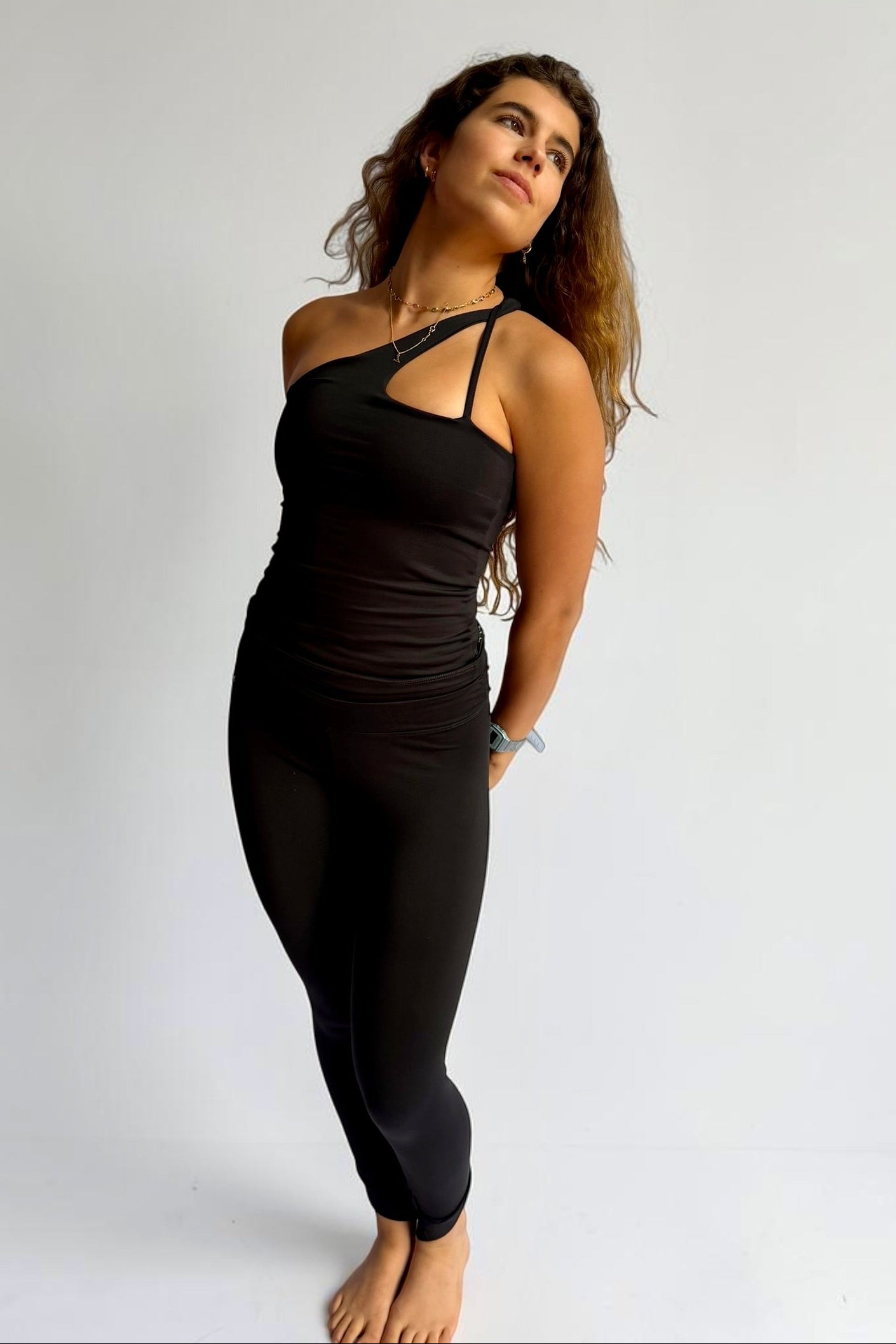 Black Asymmetric Tank