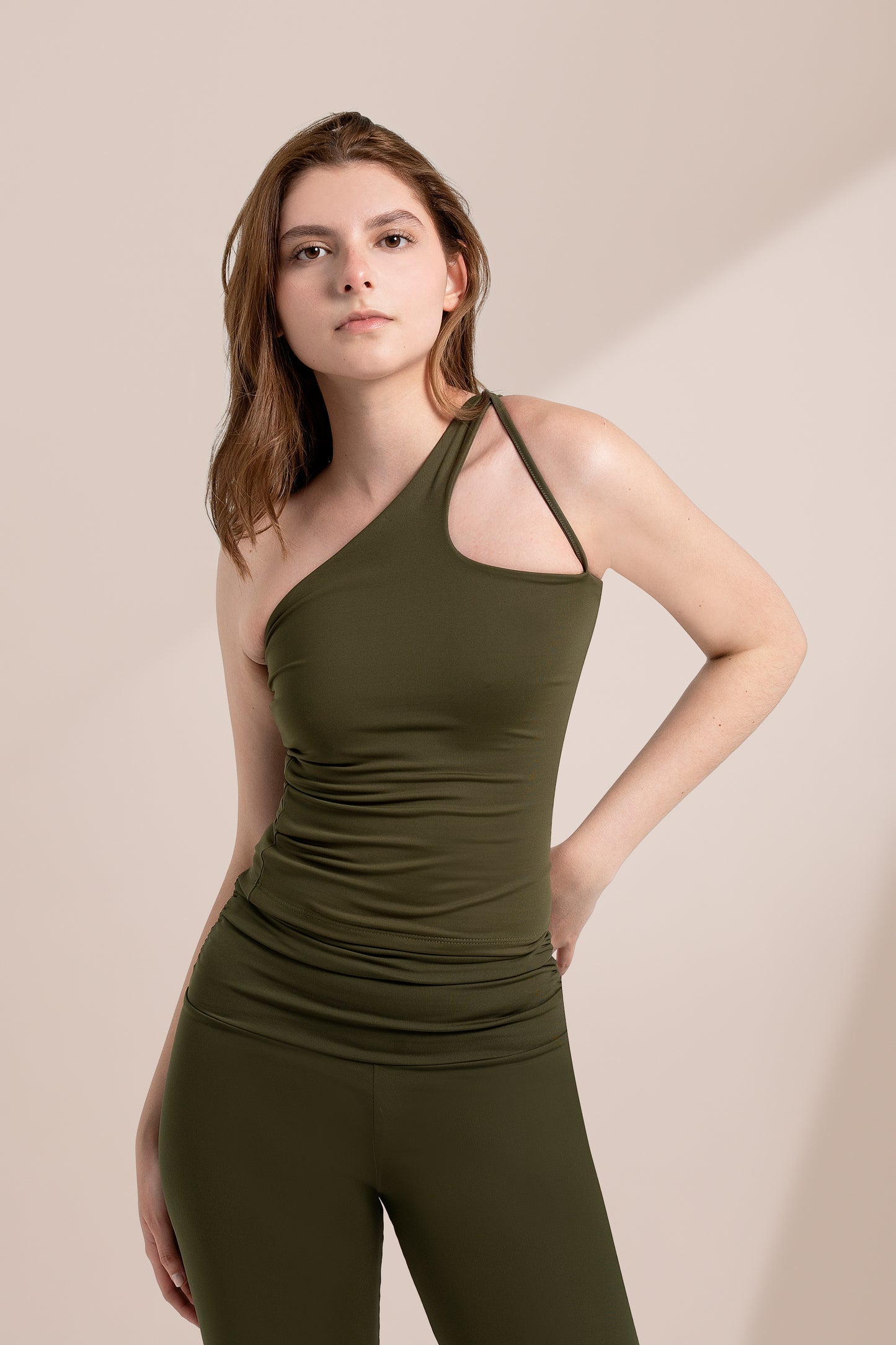 Asymmetric Tank Army Green