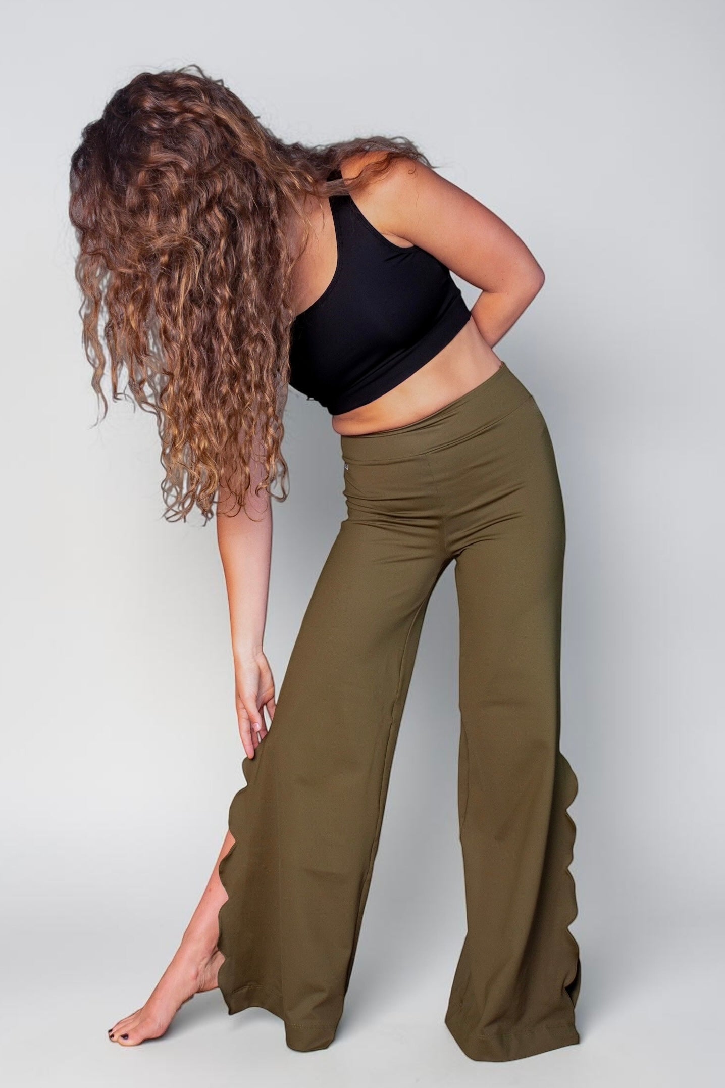 Twist Pants Green