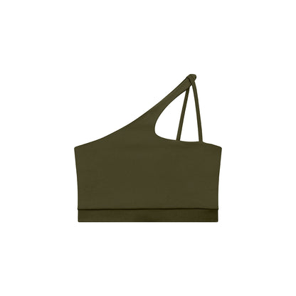 Asymmetric Top Army Green