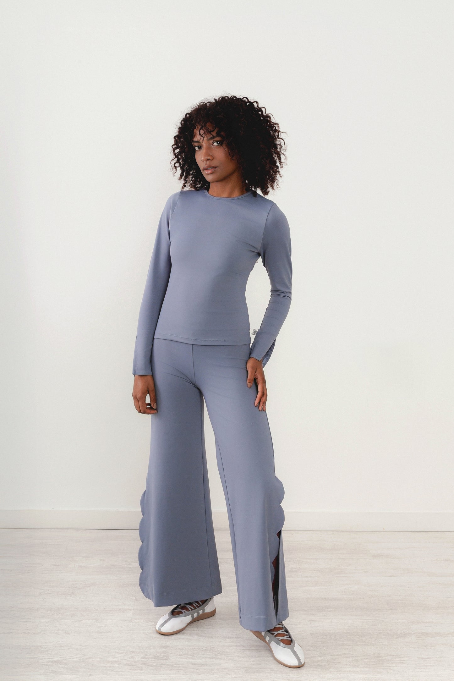 Gray Bloom Longsleeve