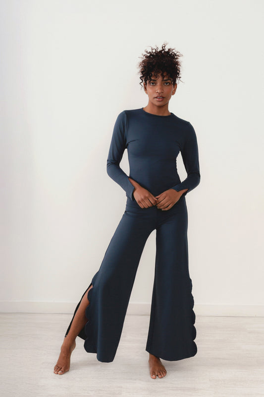 Twist Pants Blue